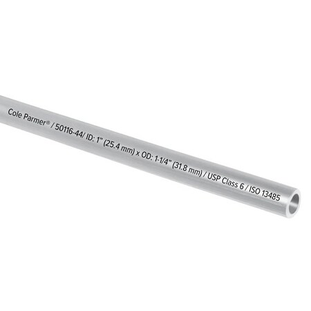 Cole Parmer Soft TPE Tubing, Clear, 1in ID x 1-1/4in OD; 50 Ft CP-SFLXC16-20